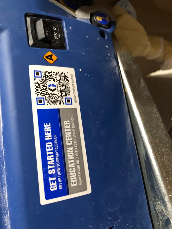 Photo 1 of **FOR PARTS ONLY** HAS DRIED PAINT  Graco Magnum 262805 X7 Cart Airless Paint Sprayer, Gray 