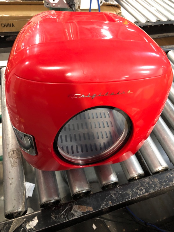 Photo 1 of FRIGIDAIRE EFMIS462-RED 12 Can Retro Mini Portable Personal Fridge/Cooler for Home, Office or Dorm, Red RED Cooler