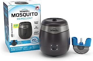 Photo 1 of (USED AND FOR PARTS ONLY) Thermacell Mosquito Repellent  with 20’ Mosquito Protection Zone Black 5.5 Hour Battery