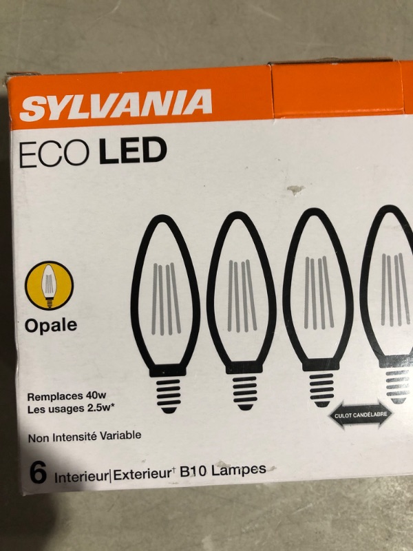 Photo 3 of * 40 watt Chandelier -
SYLVANIA ECO LED Light Bulb, 