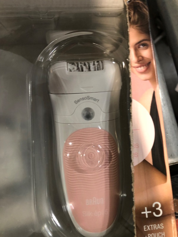 Photo 2 of (MISSING Charger) Braun Epilator for Women Silk-épil 5 5-620 for Hair Removal Wet & Dry Cordless