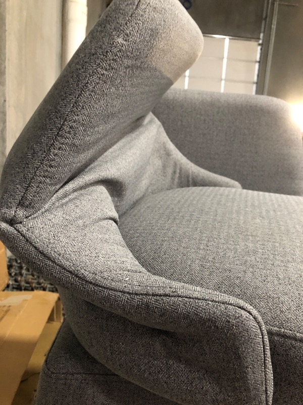 Photo 4 of * one of the chairs is damaged * please see all images *
Ball & Cast Home Kitchen Upholstered Counter Barstool Set of 2, 24 Inch Seat Height, Grey
