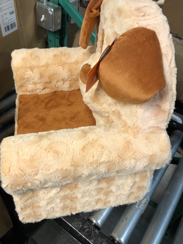 Photo 1 of Animal Adventure | Sweet Seats | Tan Dog Children's Plush Chair