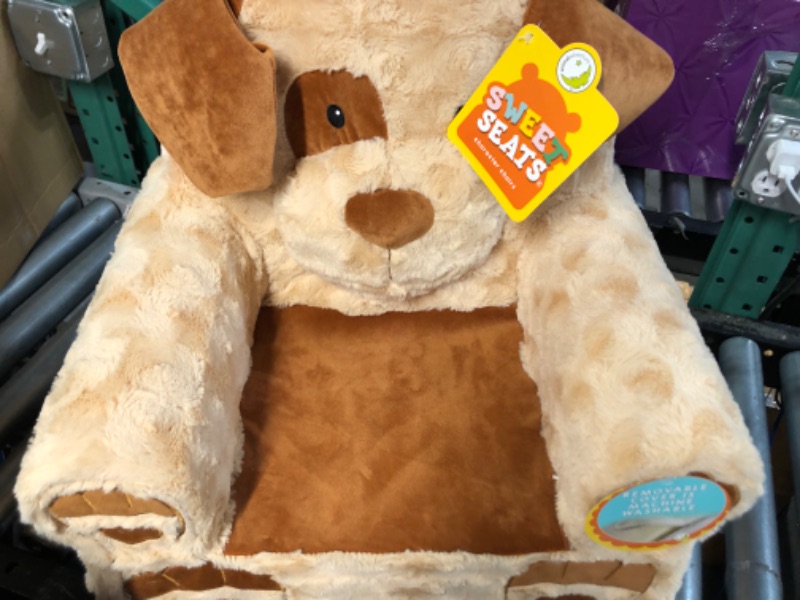 Photo 1 of Animal Adventure | Sweet Seats | Tan Dog Children's Plush Chair