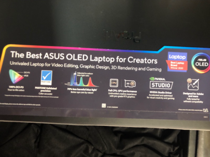 Photo 9 of ASUS 2023 ProArt StudioBook 16 OLED Laptop, 16” 3.2K OLED Touch Display, Intel Core i9-13980HX CPU, Nvidia Geforce RTX 4070 GPU, 32GB DDR5 SO-DIMM RAM, 1TB SSD, Windows 11 Home, H7604JI-DS96T