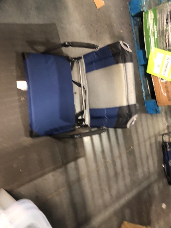 Photo 3 of **USED** Cascade Mountain Tech Stadium Seat - Lightweight, Portable Folding Chair for Bleachers and Benches - Extra Wide Navy