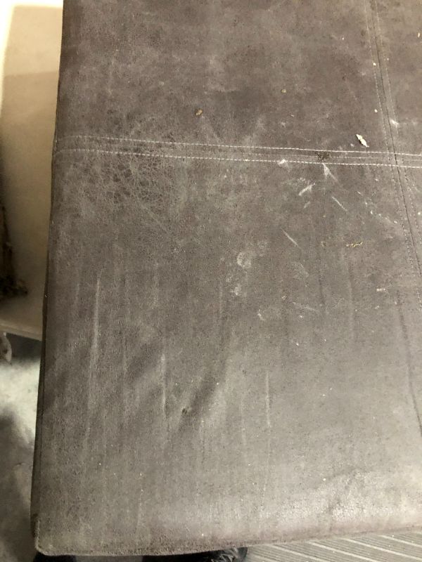 Photo 7 of ***DAMAGED - USED - SEE NOTES***
Luxury Large Faux Leather Square Storage Gray Dark Grey
