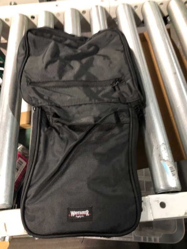 Photo 2 of - Zippered Sports Travel Running Shoe Carrier Bag with Outside Side Pocket, Water Resistant