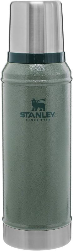 Photo 1 of  Stanley Classic Vacuum Insulated Wide Mouth Bottle - BPA-Free 18/8 Stainless Steel Thermos for Cold & Hot Beverages