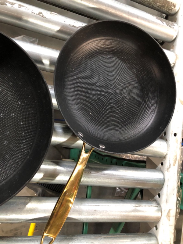 Photo 2 of imarku Non Stick Frying Pans, Nonstick Cast Iron Skillets 3 Pcs - 8 Inch, 10 Inch and 12 Inch Nonstick Frying Pan Set