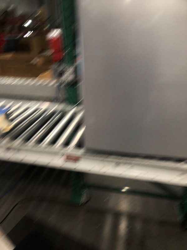 Photo 1 of *MINOR DAMAGE*
Magic Chef 3.3 Cu. Ft. Mini Fridge in Stainless Look
