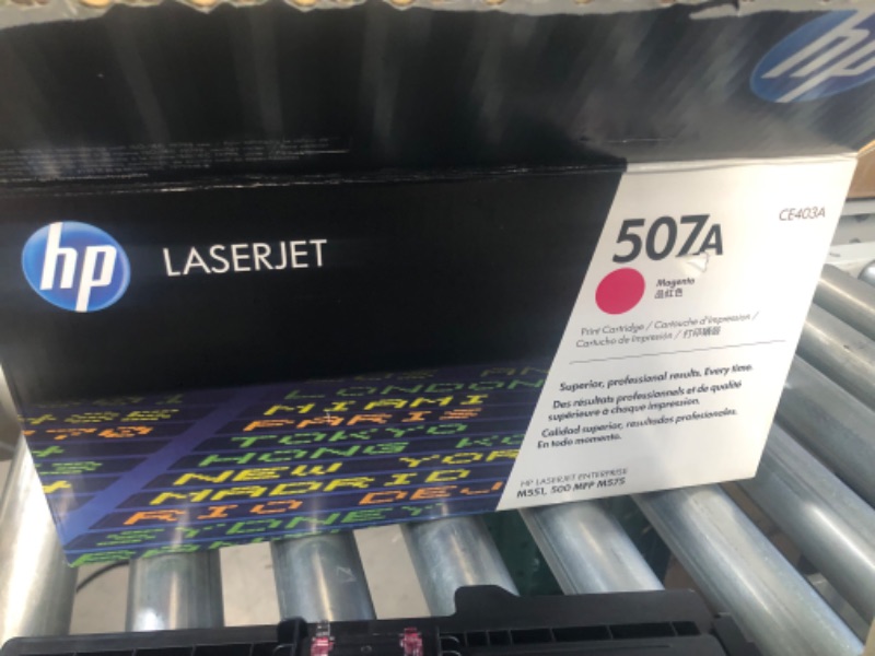 Photo 4 of HP 507A Magenta Toner & 507A Yellow Toner