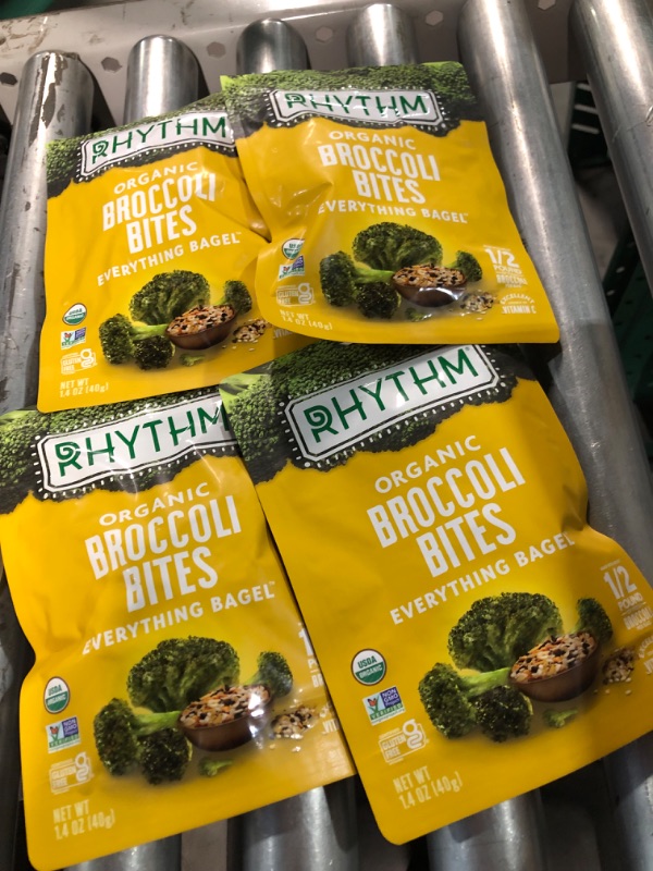 Photo 3 of *EXPIRES JUNE 2024* Rhythm Superfoods Crunchy Broccoli Bites (Pack of 4) 