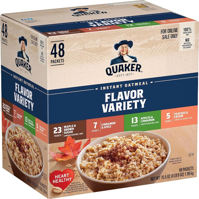 Photo 1 of *EXPIRES NOV. 2023* Quaker Instant Oatmeal (48 Count Variety Pack)