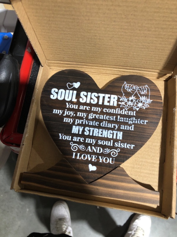 Photo 4 of (USED) *STOCK PHOTO FOR REFERENCE* Sister Gift Printed Wood Plaque