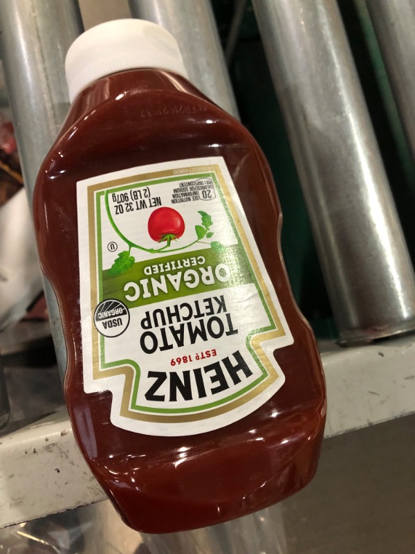 Photo 2 of *EXPIRES 11/23* Heinz Organic Tomato Ketchup (32 oz Bottle) (Pack of 10)