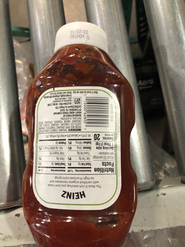 Photo 4 of *EXPIRES 11/23* Heinz Organic Tomato Ketchup (32 oz Bottle) (Pack of 10)