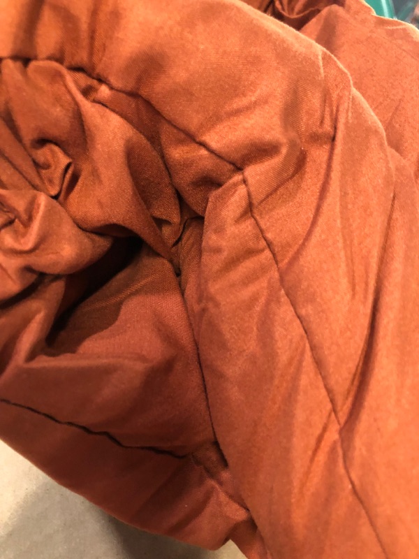 Photo 4 of CLOTHKNOW Burnt Orange Comforter Sets Queen