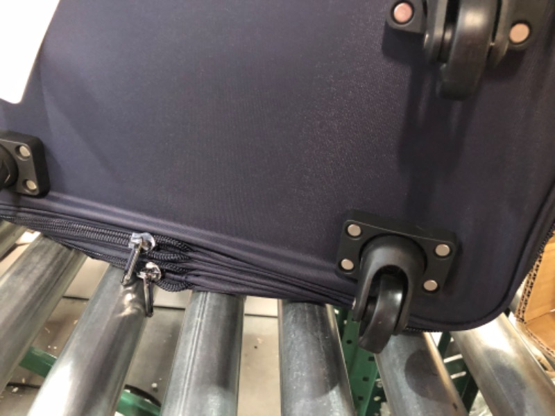 Photo 3 of  Expandable Suitcase Luggage Travel Duffel Bag (Navy Blue)