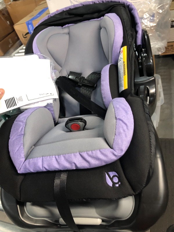 Photo 5 of Baby Trend Secure Snap Tech 35 Infant Car Seat, Lavender Ice 16.5x16.25x28.5 Inch 