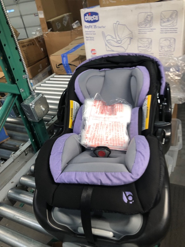 Photo 3 of Baby Trend Secure Snap Tech 35 Infant Car Seat, Lavender Ice 16.5x16.25x28.5 Inch 