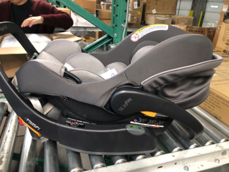 Photo 3 of Chicco KeyFit 35 ClearTex Infant Car Seat - Cove | Grey With Clear Cove/Grey