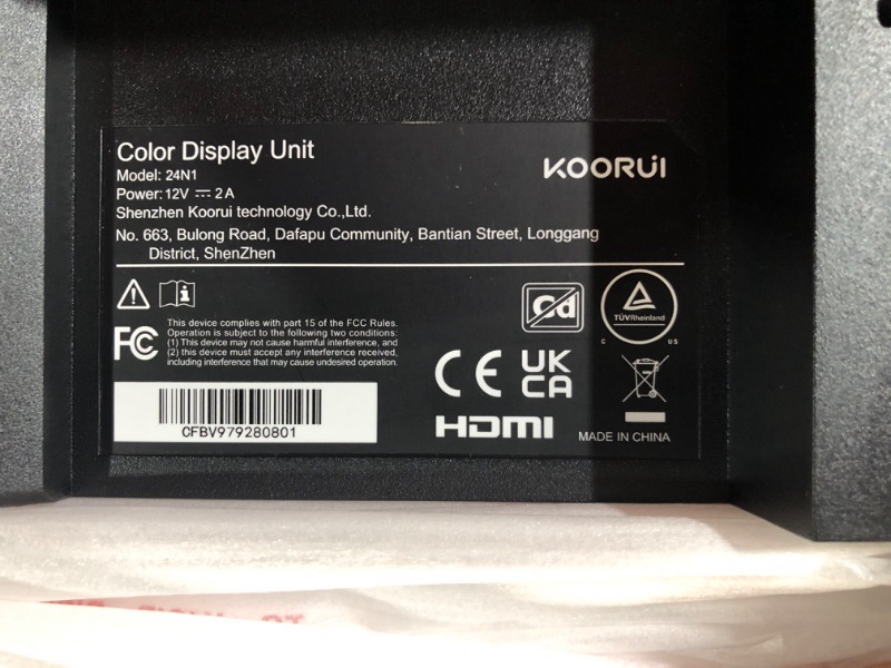 Photo 5 of KOORUI 24" Full HD IPS Monitor, 