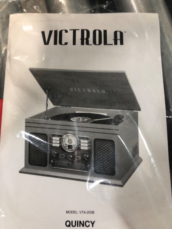 Photo 3 of Victrola Nostalgic 6-in-1 Bluetooth Record Player & Multimedia Center