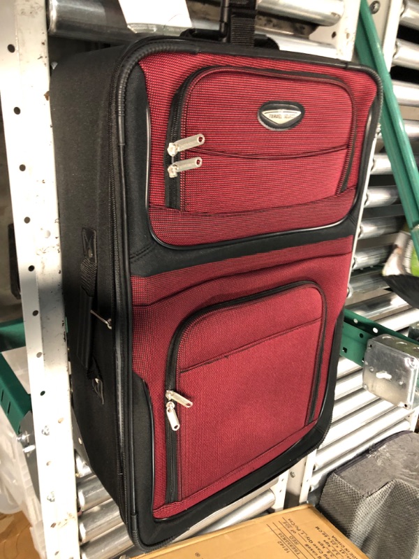 Photo 3 of **SEE NOTES**Travel Select Amsterdam Expandable Rolling Upright Luggage, Burgundy, Checked-Medium 25-