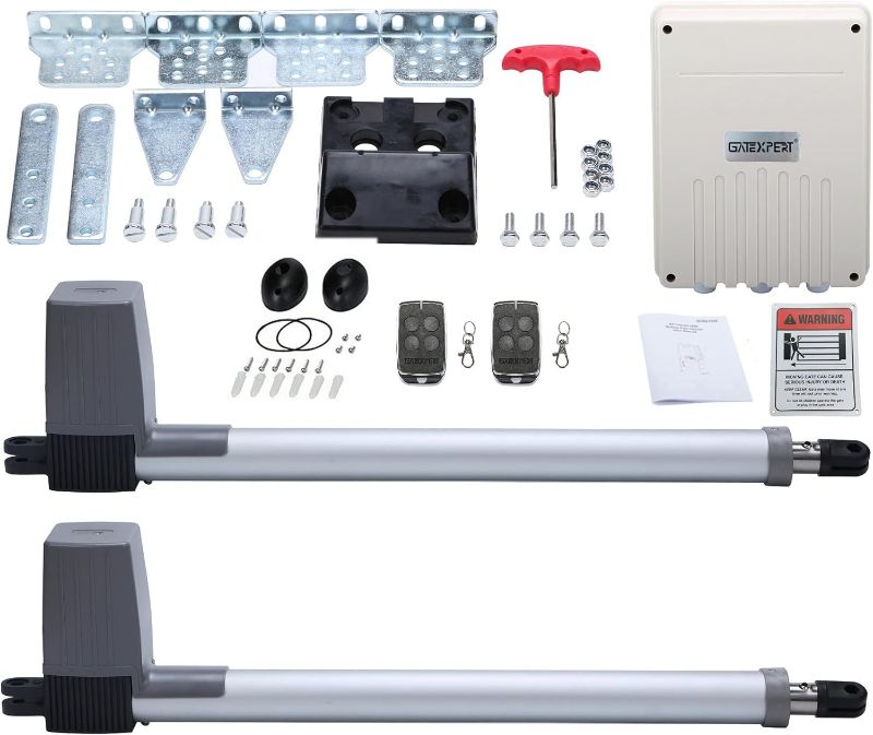 Photo 1 of (PARTS ONLY) 
GATEXPERT SW880DC Dual Swing Gate Opener Kit 