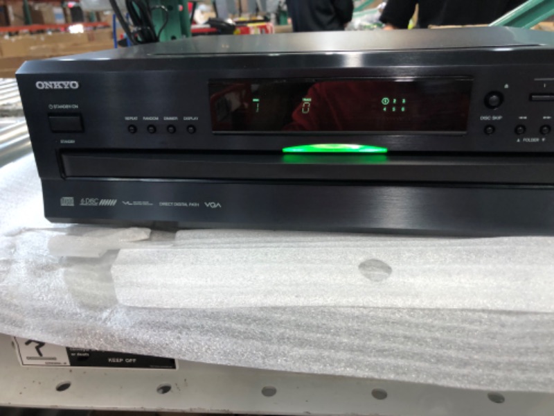 Photo 4 of Onkyo DXC390 6-Disc Carousel Changer CD Player, Black