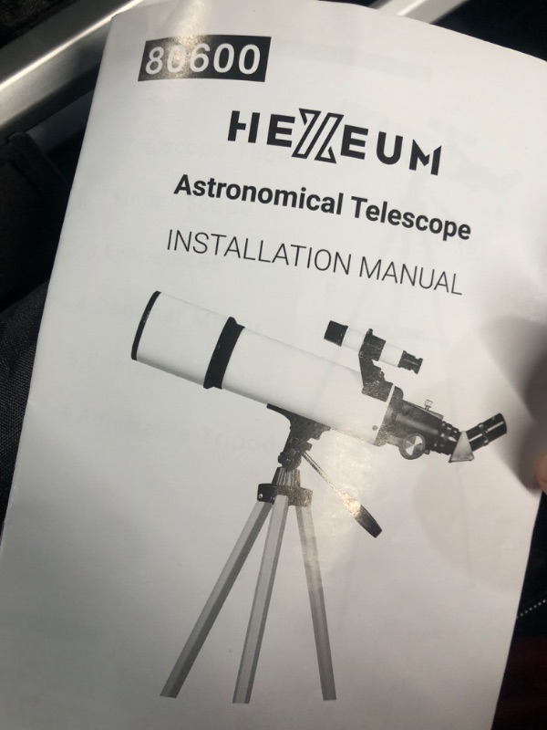 Photo 2 of Telescope for Adults & Beginner Astronomers - 80mm Aperture 600mm 