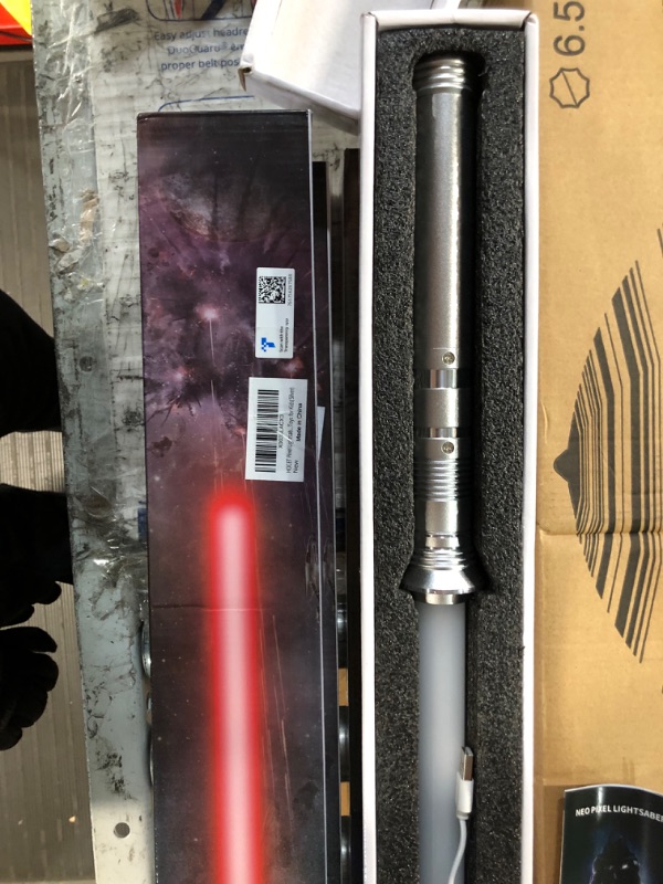 Photo 4 of HOCET Star Wars Neo Realistic Pixel Lightsaber Metal Hilt Full Size,Smooth Swing Force FX Lightsaber,Heavy Dueling Lightsaber
