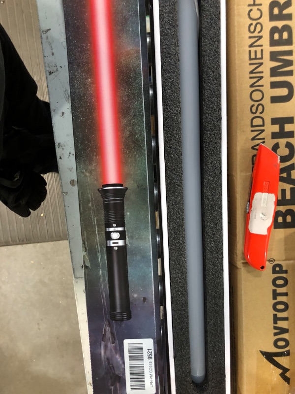 Photo 2 of HOCET Star Wars Neo Realistic Pixel Lightsaber Metal Hilt Full Size,Smooth Swing Force FX Lightsaber,Heavy Dueling Lightsaber
