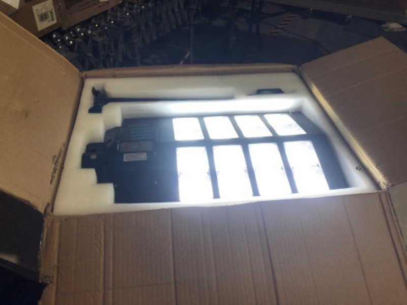 Photo 4 of ***ONE OF THE LIGHTS DOESN'T POWER ON***
Lovus 2Pack 1000W LED Solar Street Lights Outdoor, 100000LM