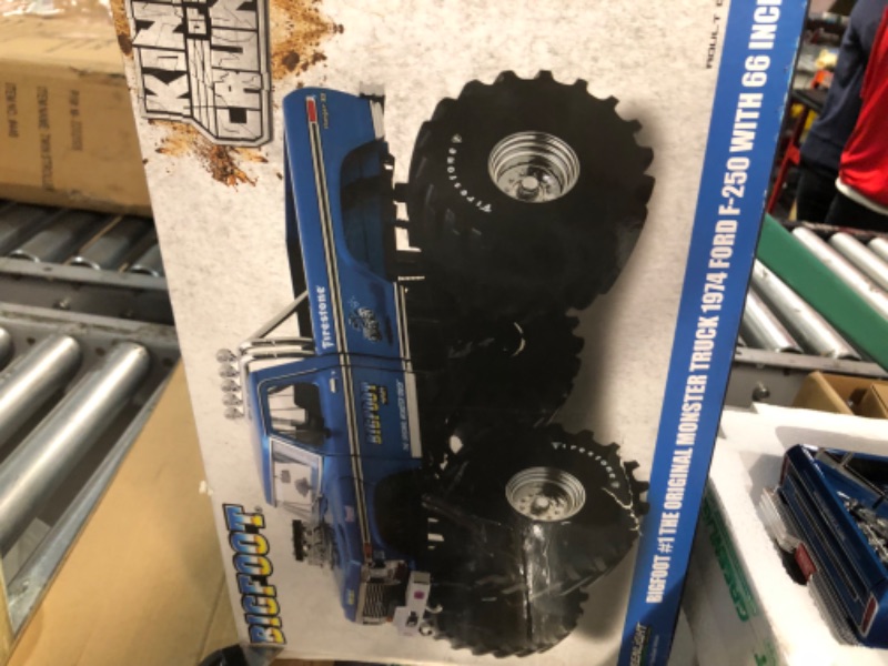 Photo 2 of *USED* SOME BROKEN PIECES* 1974 Ford F-250 Ranger XLT Monster Truck Blue Bigfoot #1 with 66-Inch Tires