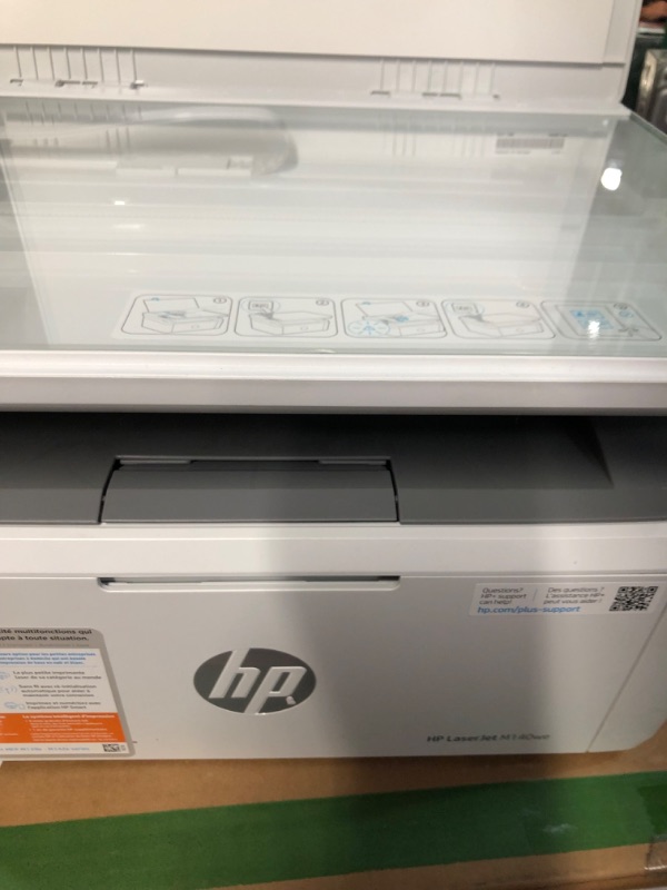 Photo 4 of HP LaserJet MFP M140we All-in-One Wireless Black & White Printer with HP+ and Bonus 6 Months Instant Ink (7MD72E) 