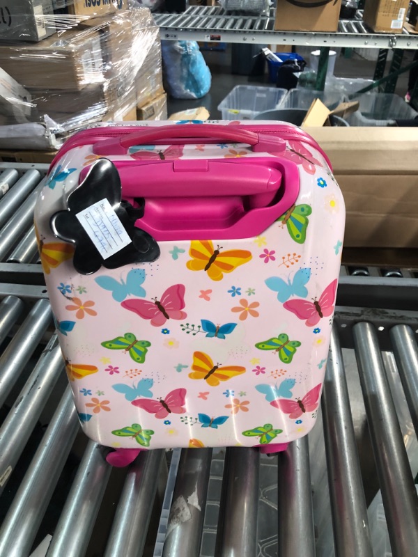 Photo 2 of * used * please see all images * 
Travelers Club Kids' 5 Piece Luggage Travel Set, Butterfly