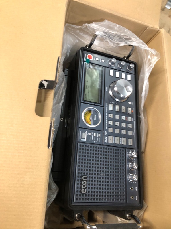 Photo 3 of Eton - Elite 750, The Classic AM/FM/LW/VHF/Shortwave Radio with Single Side Band, 360° Rotating AM Antenna, 1000 Channels, Back-Up Battery Packs, Commitment to Preparedness