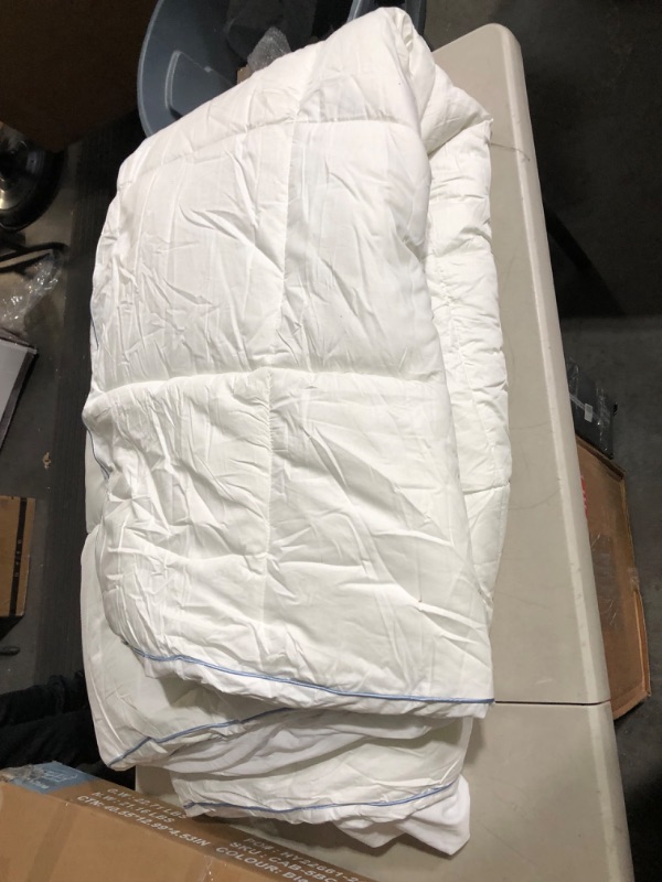 Photo 1 of **SEE NOTES** Sleep Mantra Cooling Mattress Topper, California King Size -White