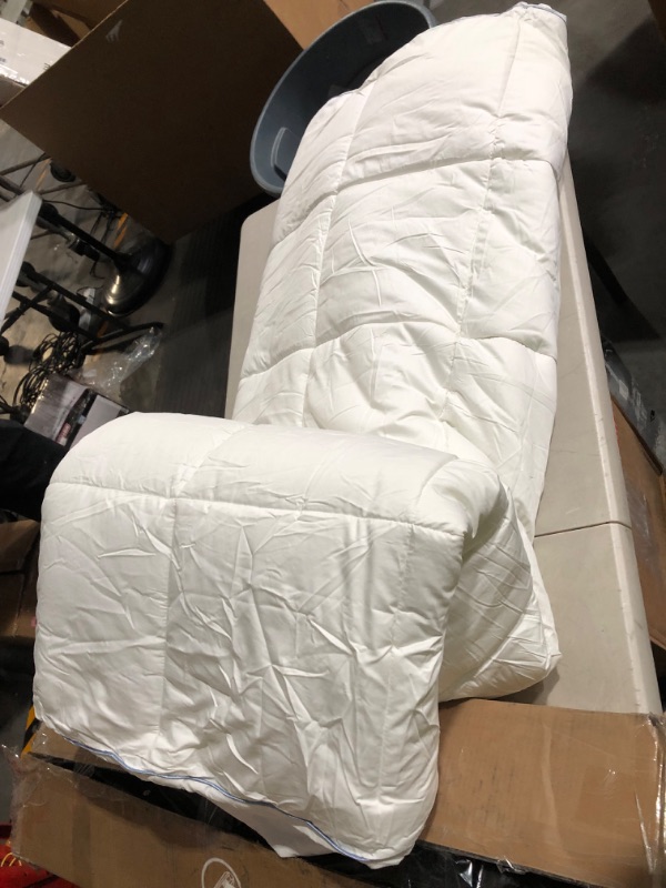 Photo 1 of **SEE NOTES** Sleep Mantra Cooling Mattress Topper, California King Size -White