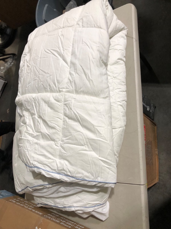 Photo 1 of **SEE NOTES** Sleep Mantra Cooling Mattress Topper, California King Size -White