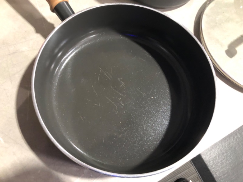 Photo 9 of ***SCRATCHED - USED AND DIRTY - SEE PICTURES***
GreenPan Hudson Healthy Ceramic Nonstick, 4 Piece Cookware Pots and Pans Set