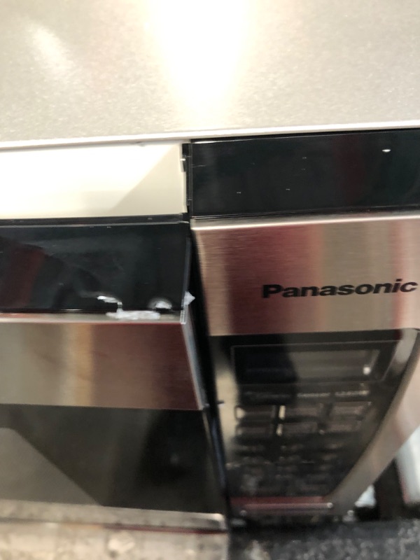 Photo 6 of **PARTS ONLY DOOR DOES NOT SHUT  Panasonic Microwave Oven NN-SN966S Stainless Steel Countertop/Built-In with Inverter Technology and Genius Sensor, 2.2 Cubic Foot, 1250W Inverter Keypad