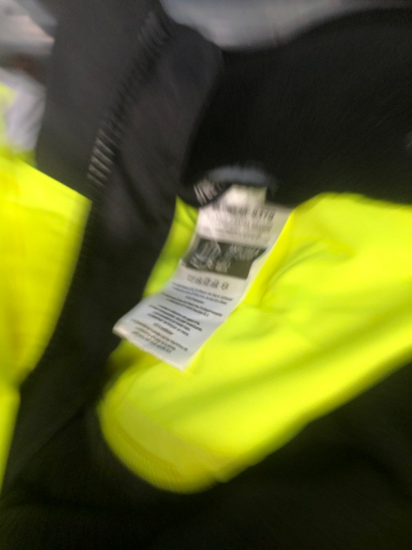 Photo 1 of High Visibility Reflective Winter Bomber Jacket, Zip Out Fleece Liner, ANSI Compliant, Ergodyne GloWear 8379 Lime X-Large