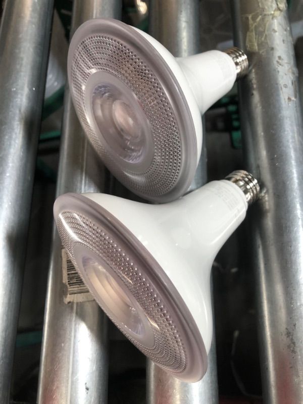 Photo 2 of **USED BUT APPEARS NEW** Sunco Lighting Outdoor Led Flood Light Waterproof PAR38 LED Bulb, Dimmable, 13W=100W, 5000K Daylight, 1050lm, E26 Base, UL Energy Star Listed 2 Pack