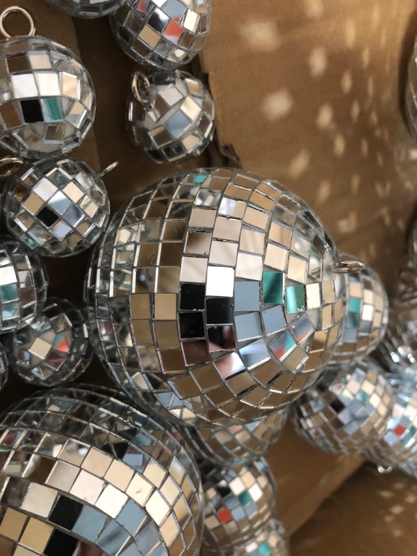 Photo 4 of **SEE PHOTOS** Set of 4", 3", 2", & 1" Disco Balls