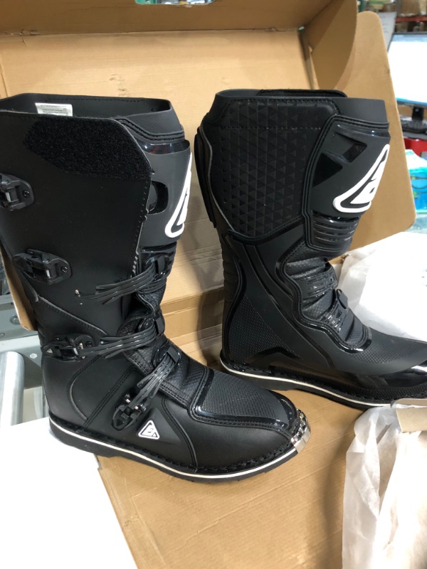 Photo 3 of Answer Racing 445181 Powersports Motocross Protection Gear: AR1 Boots, Black, Size 14