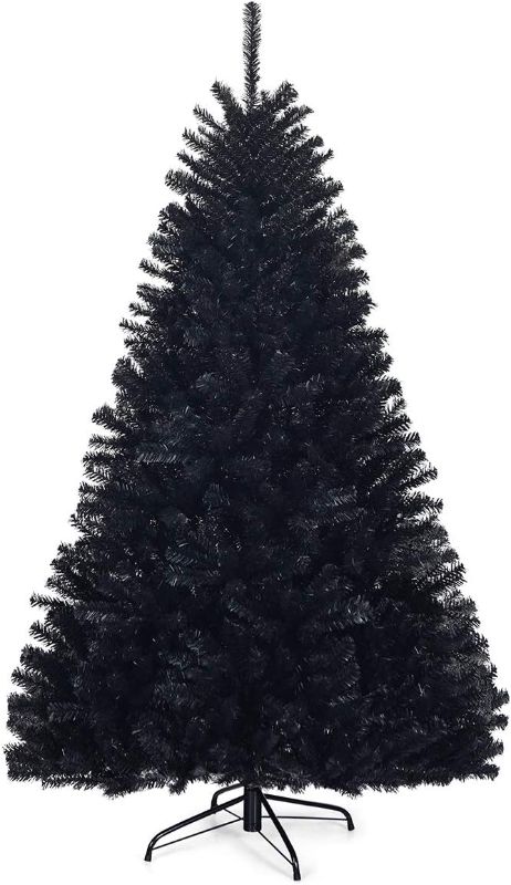 Photo 1 of **LOOKS NEW** **EXCELLENT CONDITION** 6 Ft Black Halloween Christmas Tree 