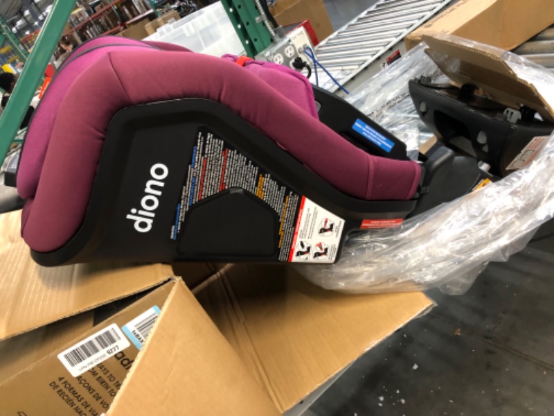 Photo 3 of Diono Radian 3R SafePlus, All-in-One Convertible Car Seat, Rear and Forward Facing, Purple Plum